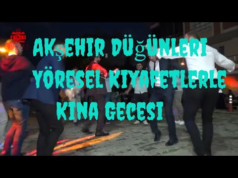 Akşehir Düğünleri  Yöresel Kıyafetlerle Kına Gecesi