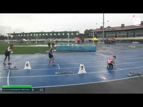Boys U10 200m Timed Final 3: 2021 Commonwealth Bank State Track and Field Championships // LAVicTV
