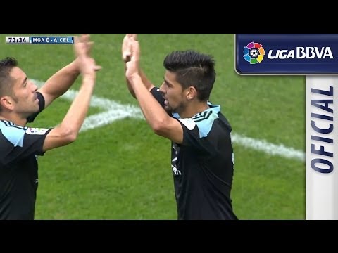 Golazo de Nolito (0-4) en el Málaga CF - Celta de Vigo - HD