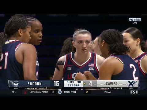 UConn Women's Basketball vs Xavier - Full Game (November 30, 2025)