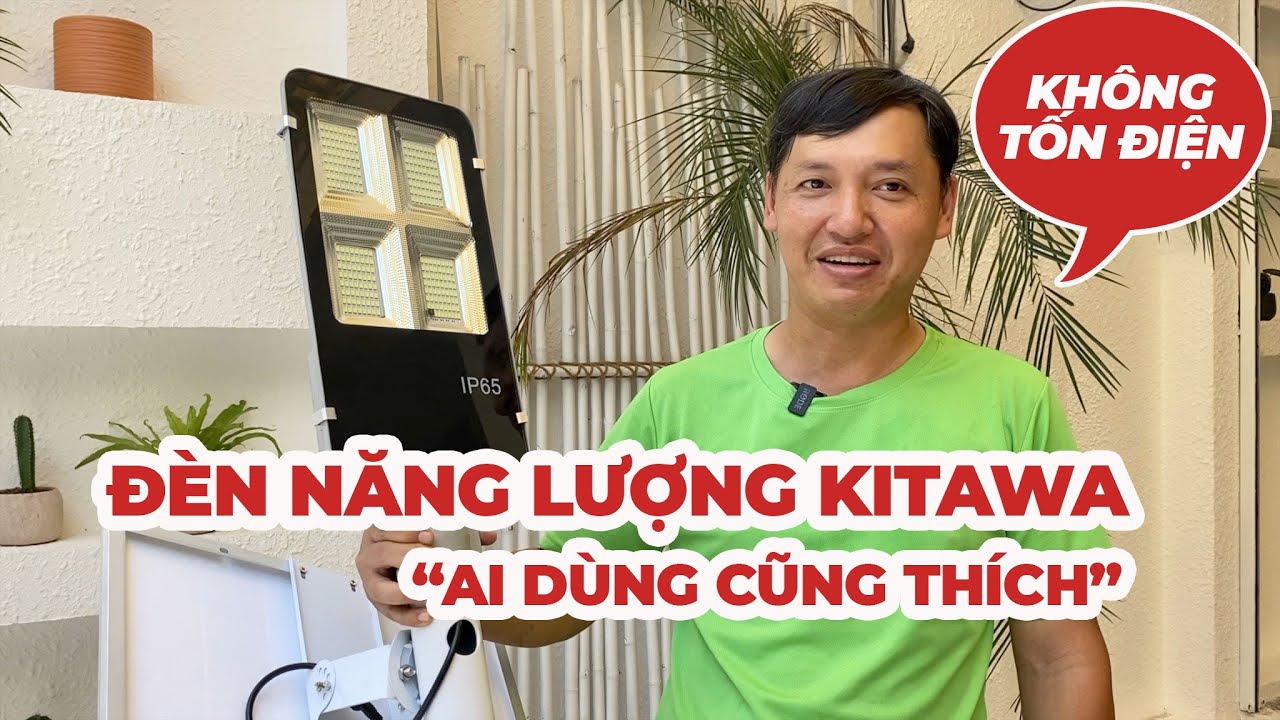 Đèn Đường Năng Lượng Mặt Trời KITAWA Solar Light 150W BC1150