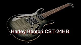 Video thumbnail for Harley Benton CST-24HB Charcoal Flame 1 #harleybenton by Music AL Box