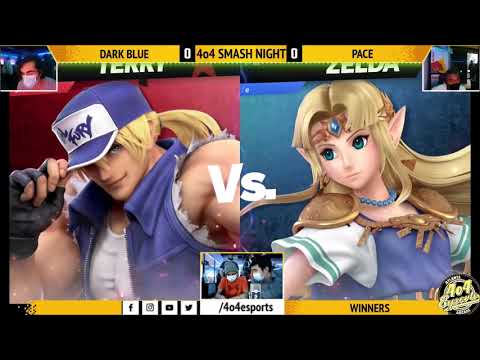 SSBU - 4o4 Smash Night 8 - Dark Blue (Terry) vs Typo| Pace (Zelda) - Winners Round 2