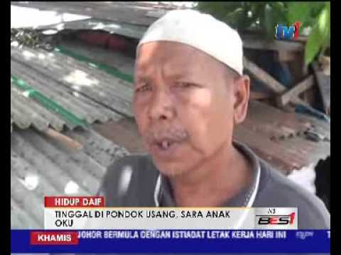 HIDUP DAIF - TINGGAL DI PONDOK USANG SARA ANAK OKU [17 MAC 2016]