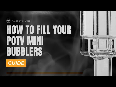 How To Fill Your POTV Mini Bubblers in SECONDS💧 ‍💨
