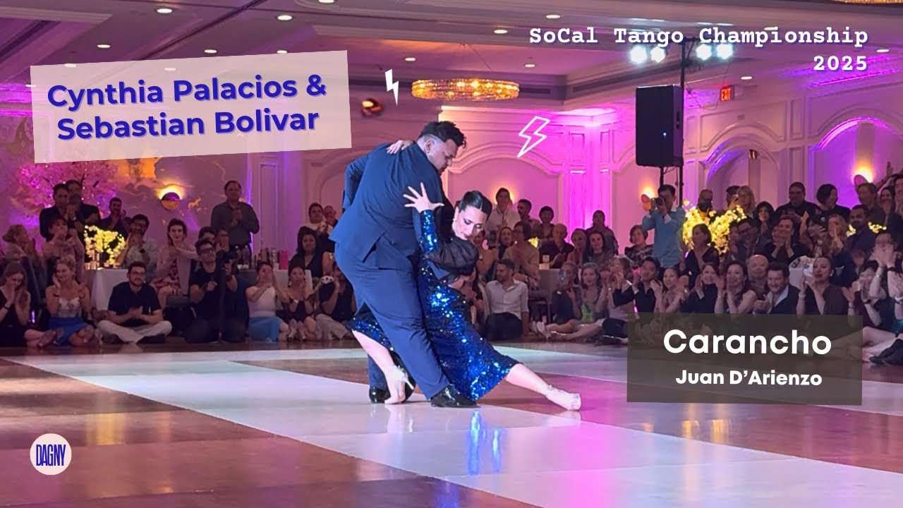 Video thumbnail for Cynthia Palacios & Sebastian Bolivar Argentine Tango “Carancho” by Juan D’Arienzo #tango