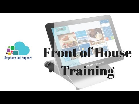 Front of House Training - Oracle Micros Simphony POS Training and Support