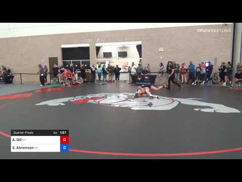 43 Kg Quarterfinal - Angie Dill, NY Vs Sofia Abramson, NV