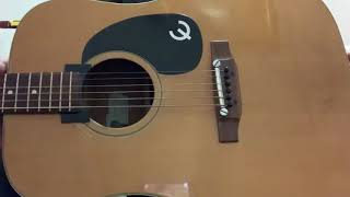 Video thumbnail for Vintage 1970’s Epiphone FT-145 Texan Acoustic Guitar Made in Japan by johnnyangel69