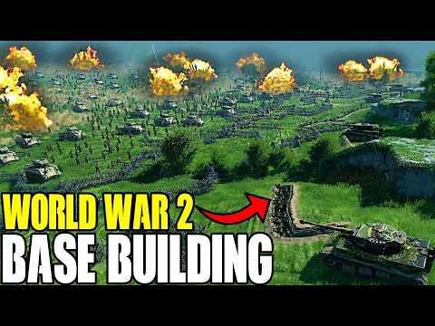 I built the Longest WW2 TRENCH FORTRESS in this BASE BUILDING Simulator! - Gates of Hell