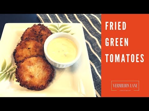 Curry-Flavored Fried Green Tomatoes and Horseradish-Herb Aioli