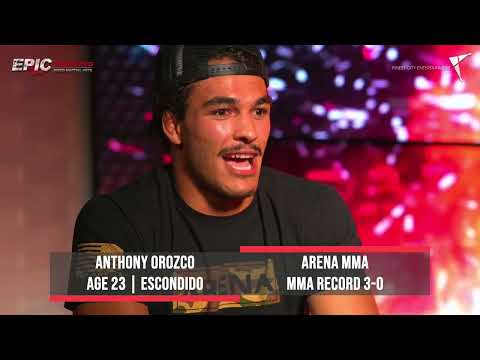 Epic Fighting 49 Interviews -  Anthony Orozco