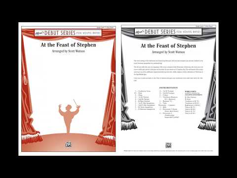 At the Feast of Stephen, arr. Scott Watson – Score & Sound