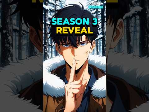 Solo Leveling Season 3 Release Date Confirm 🥲| Solo Leveling In Hindi |#sololeveling #jinwoo#shorts