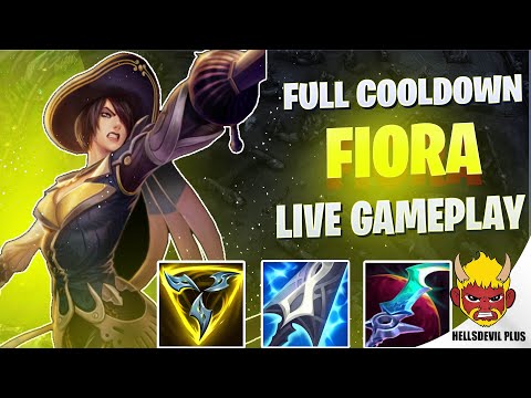 FULL CDR FIORA BUILD IS BROKEN! - Wild Rift HellsDevil Plus Gameplay