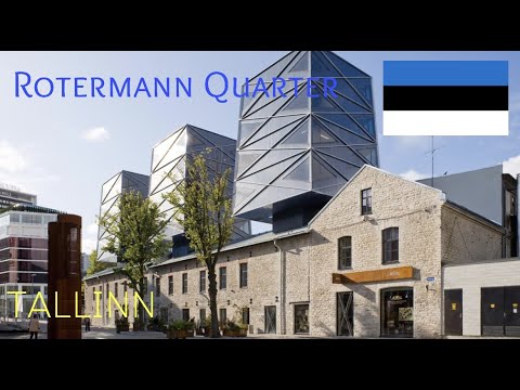Como antigas áreas industriais podem ser revitalizadas - Rotermann Quarter, Tallinn, Estônia 🇪🇪