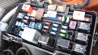 Honda Element Fuse Box Description
