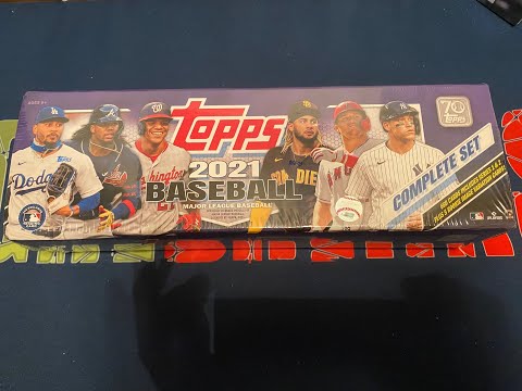 2021 Topps Complete Set Opening!! Let's See The 5 Rookie Image Variations! Plus 1 Random Chrome!!