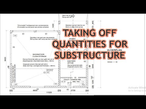 Taking Off Quantities for Substructure