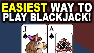 EASIEST WAY TO PLAY BLACKJACK! JUST 20 RULES! #blackjack #basicstrategy