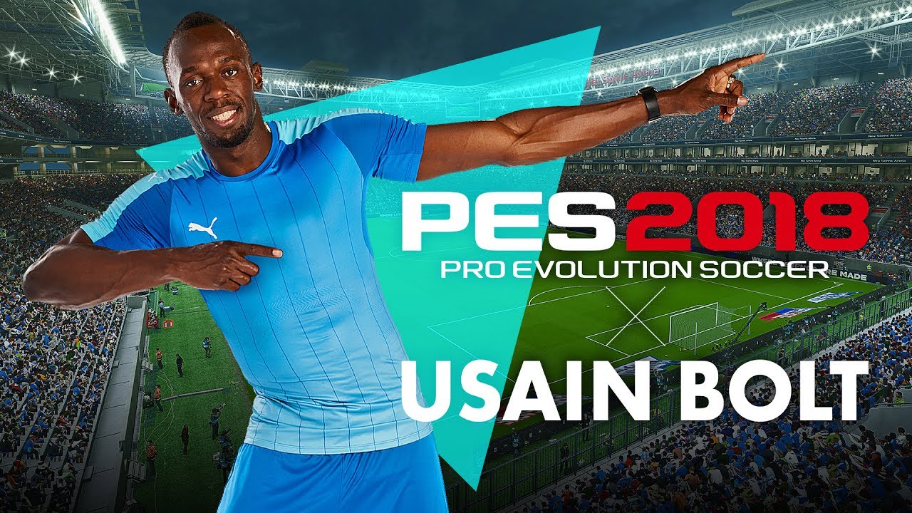 PES 2018 Usain Bolt Reveal Trailer - YouTube