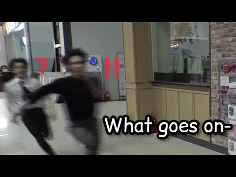 ateez fighting eachother like there's no tomorrow