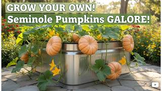 This Pumpkin LOVES the Heat 🔥 (Planting Seminole Pumpkin Seeds)