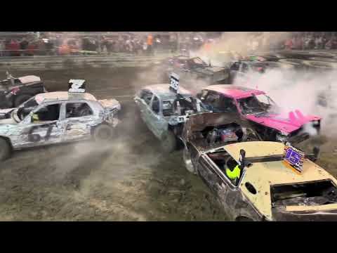 American Legion County Fair Full-Size Feature Demolition Derby 2024