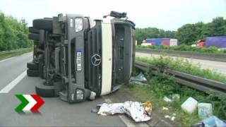 A59: Silozug umgekippt 15.05.2009