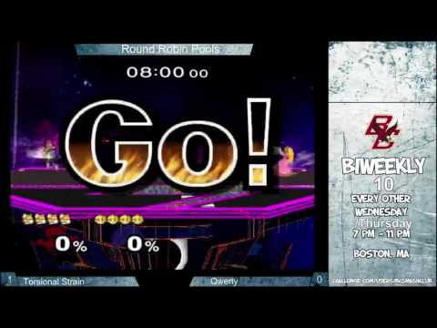 BC Biweekly 10: Group A RR - Torsional Strain (Fox) vs. qwerty (Sheik/Peach)