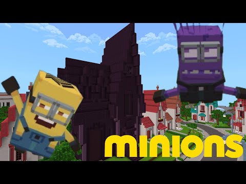 Minecraft Minions DLC - All Custom Mobs (Vehicles + Minion Costumes)