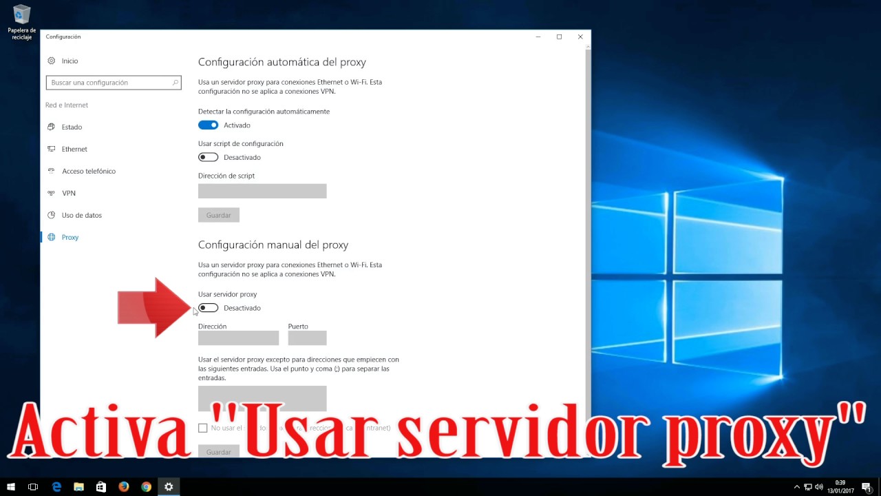 Como Configurar un Proxy en Windows 10 - RAPIDO Y FACIL!