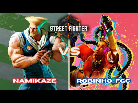 Namikaze (Guile) vs Robinho_fgc (Kimberly) Ranked Match Set. (Street Fighter 6 Open Beta)