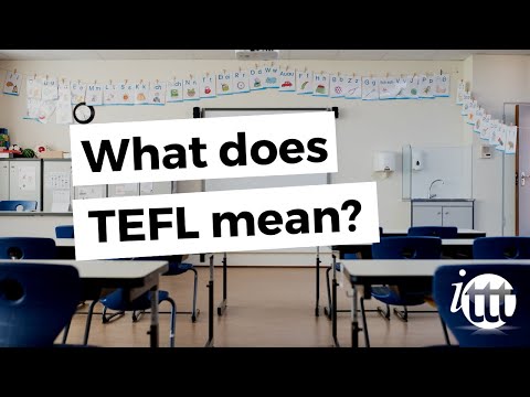 What does TEFL mean?