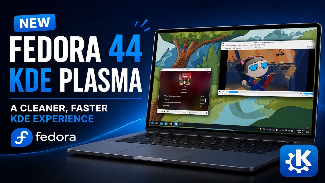 Fedora 44 KDE Plasma is Just Born — A Cleaner, Faster KDE Experience