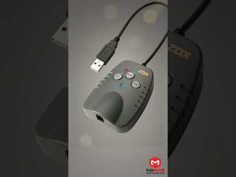 Video do produto Adaptador USB Zox DS-50 para Headset RJ9 com Controle de Volume e Mute