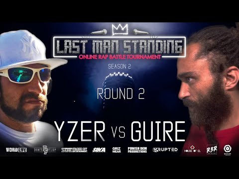 Yzer vs Guire - The Last Man Standing Rap Battle Tournament [Season 2/Round 2] @DHACKMEDIA