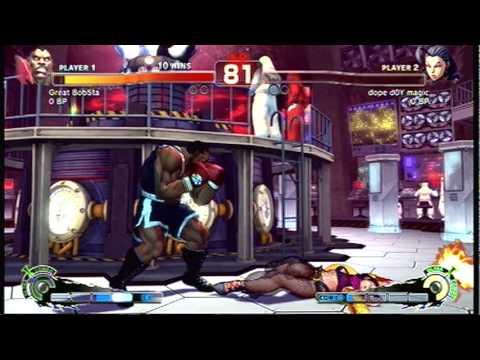 SSF4 EndlessBattle  -  GreatBobSta(Balrog) vs dope d0Y magic(Rose)  #390