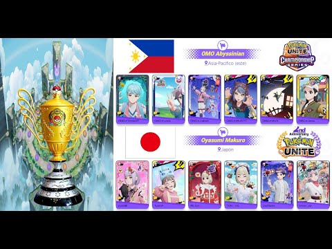 OMO ABYSSINIAN vs OYASUMI MAKURO World Championships Day 2 2023 Pokémon UNITE Championship Series