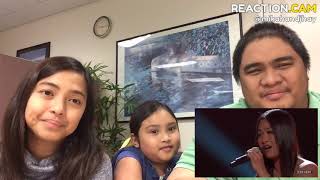 Family Reacts to RADHA singd Dusk Till Dawn The Voice 2018 Live Playoffs Top 24
