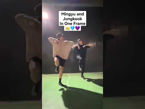 Jungkook Doing 'SUPER' Challenge with Mingyu! #mingyu #jungkook #super #challenge #seventeen #bts