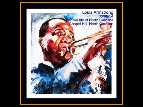 Louis Armstrong - Chapel Hill, North Carolina 1954