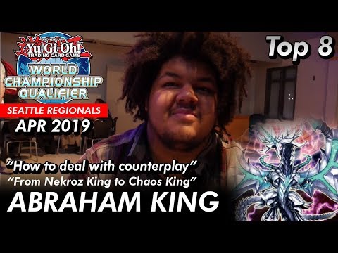TOP 8 - Seattle Regionals APR 2019 - Abraham King - Deck Profile Interview - Chaos Thunder Guard