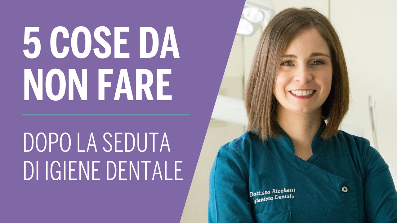 Watch Now 5️⃣COSE da NON FARE dopo la PULIZIA dei DENTI dal DENTISTA👩⚕️ 5️⃣COSE da NON FARE dopo la PULIZIA dei DENTI dal DENTISTA👩⚕️