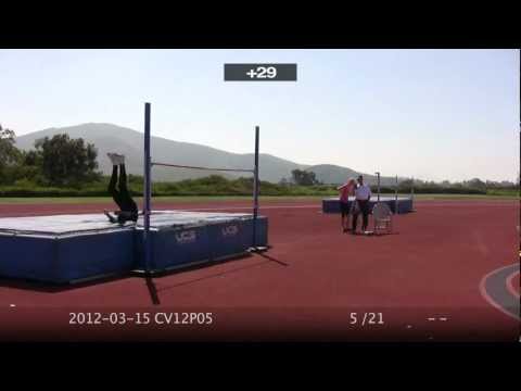 2012-03-15 CV12P05 High Jump Training - Tora Harris