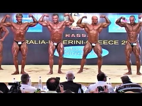 NABBA Worlds 2008 - Men Tall Comparisons
