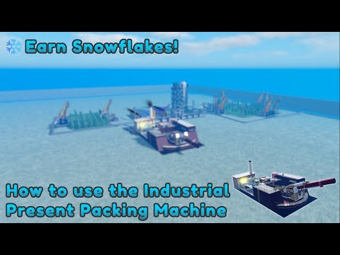 How to use the Industrial Present Packing Machine | Industrialist Roblox