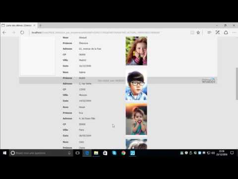 Présentation du projet de démonstration de la formation WebDev 21