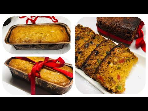 Christmas Fruit Cake | Eggless & Without Oven | Buttermilk Fruit Cake