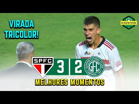 São Paulo 3 x 2 Guarani | Melhores Momentos | Gol do São Paulo hoje | Paulistão | 14/04/2021